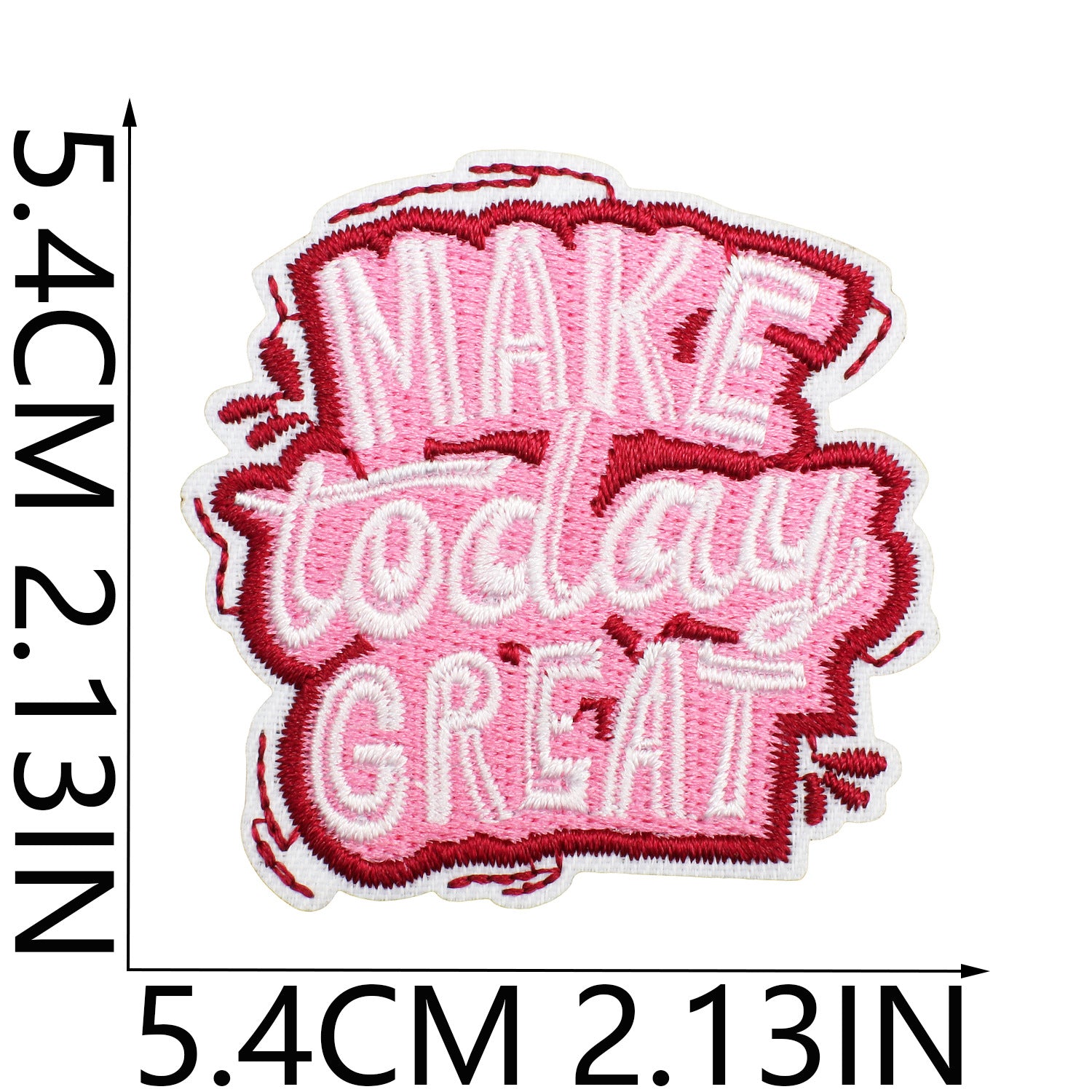 Wholesale Inspirational quotes embroidered patch
